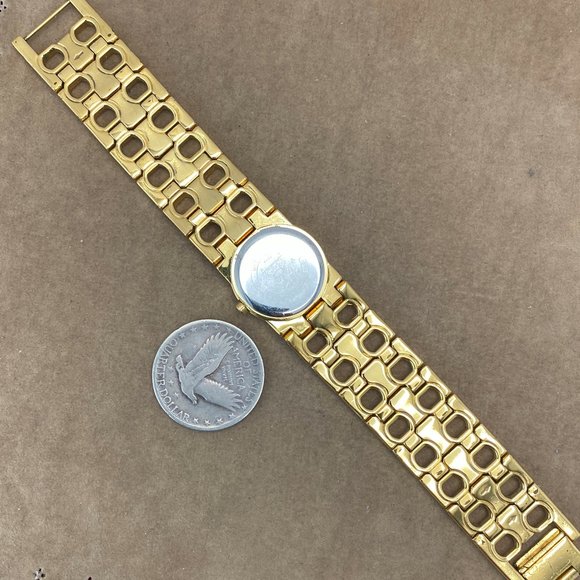 Vintage Yema French Designer Gold Plated 10 micron Quartz Watch - Picture 6 of 8